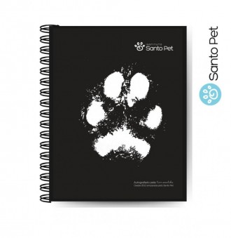 Caderno Pata Esmeralda ( preto)