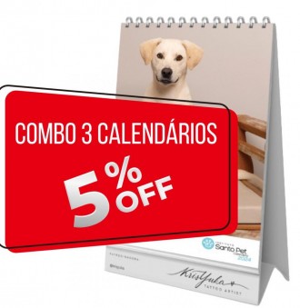 Combo 3 Calendários 2024