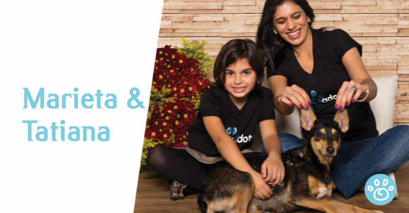 Marieta e Tatiana, uma história de cumplicidade e muito amor.