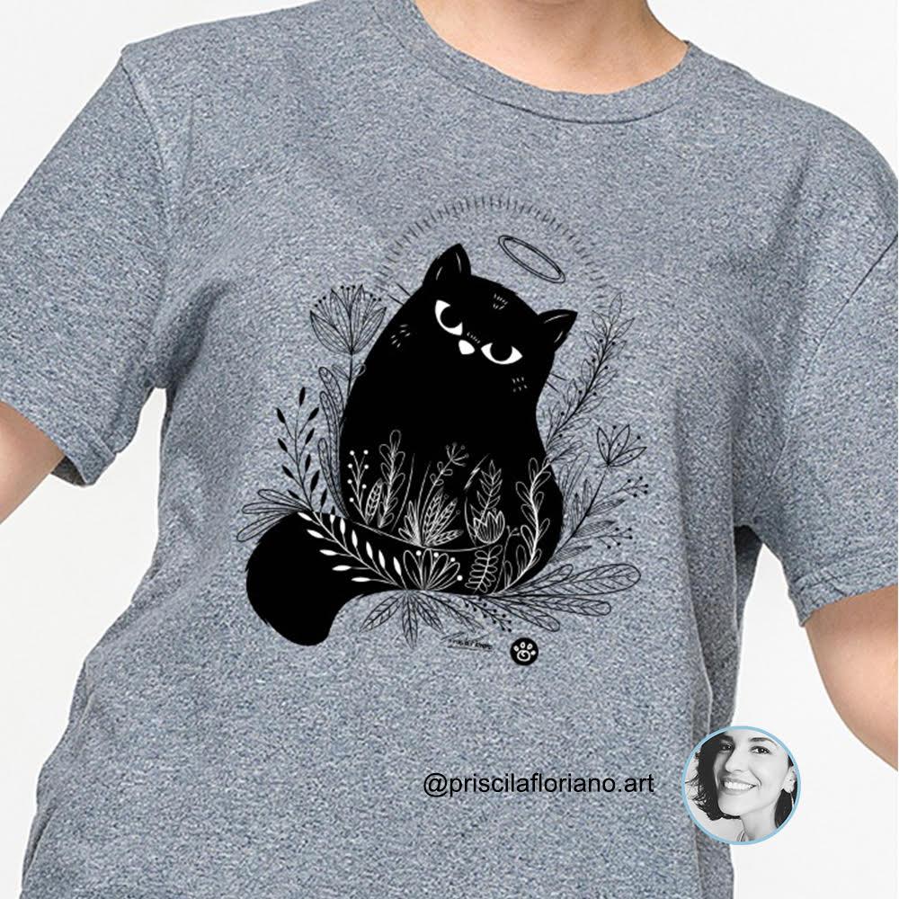 Camiseta  Santo Gato