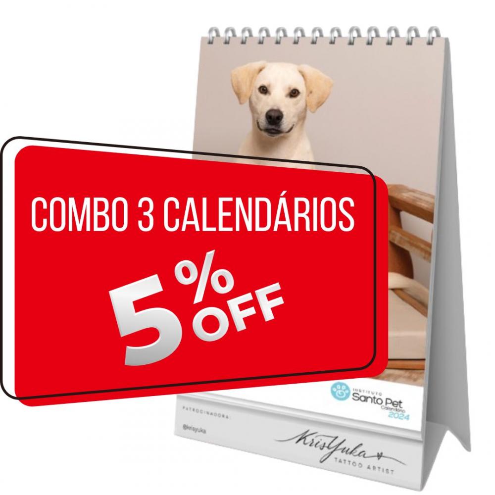 Combo 3 Calendários 2024