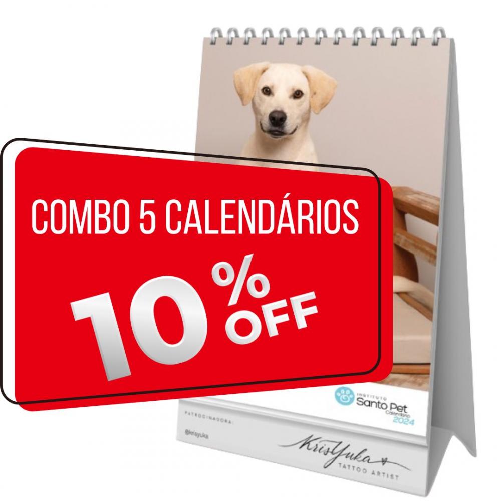 Combo 5 Calendários 2024