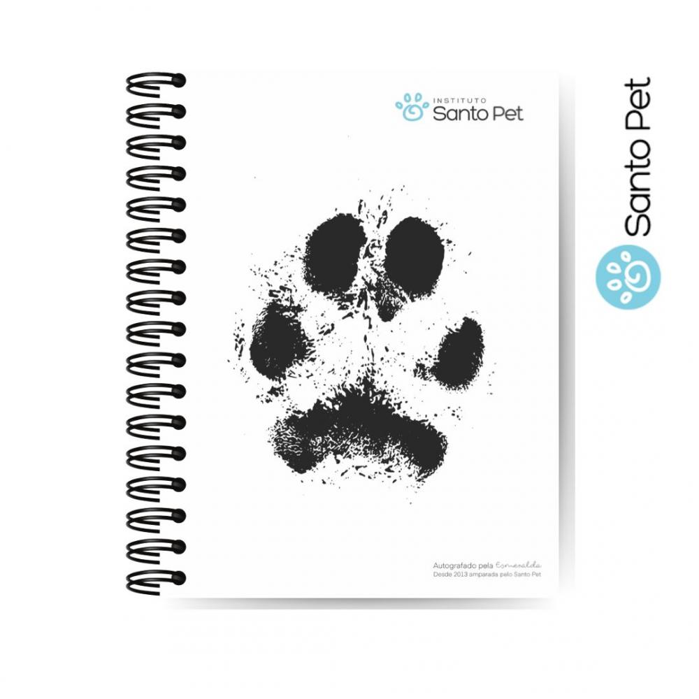 Caderno Pata Esmeralda ( branco )